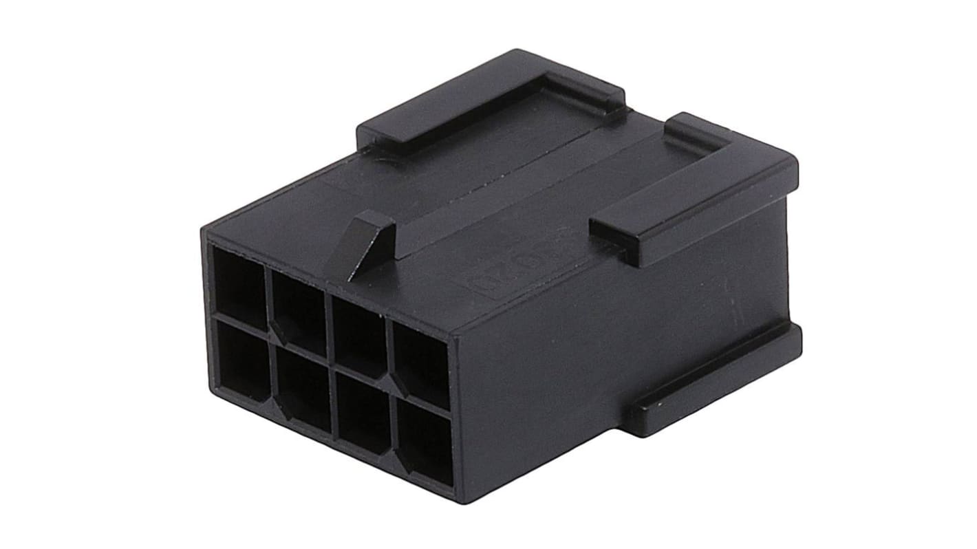 Corpo connettore automotive Molex Maschio, 8 vie, 2 file, passo 3mm