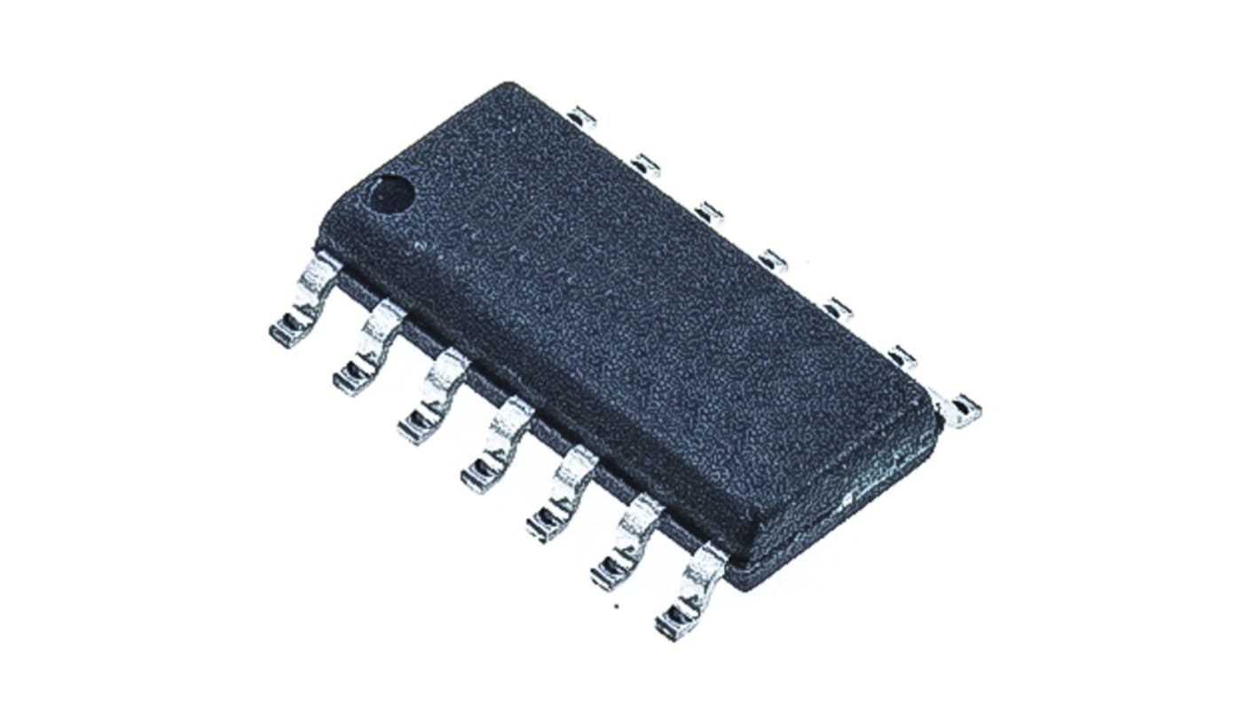 double Circuit intégré pour bascule, 74HC, Bascule type D SOIC 14 broches