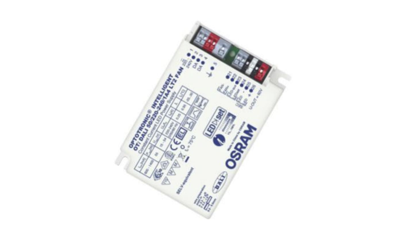 Osram 55W LED驱动电源, 交流，直流输入, 输出15 → 54V 1.4A, 可调光, IP20, OPTOTRONIC Intelligent系列