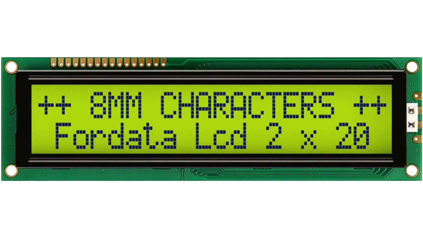 Display alfanumerico LCD Fordata, Alfanumerico, 2x20 caratteri