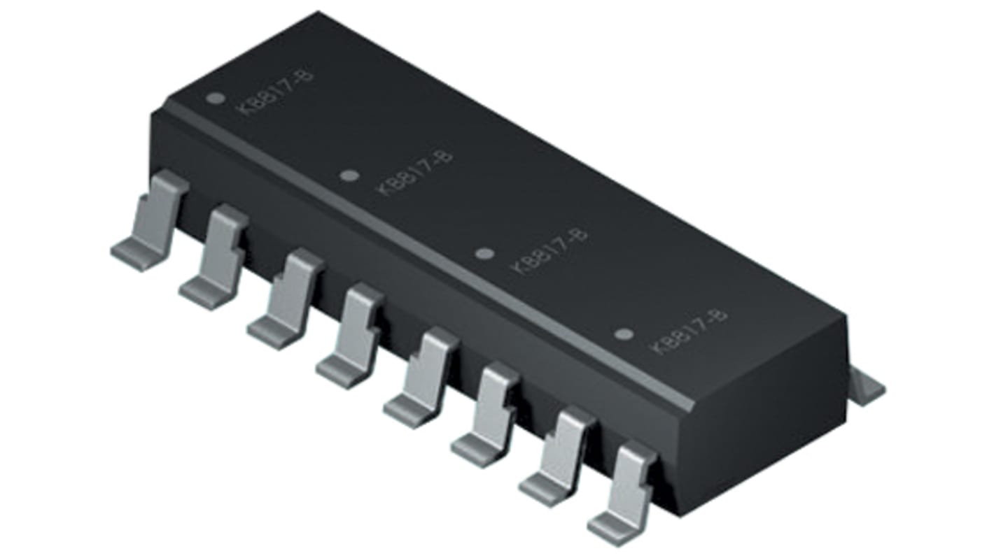Transoptor TLP521-4SM z fototranzystorem 4-kanałowy 50% SMD 16 Isocom