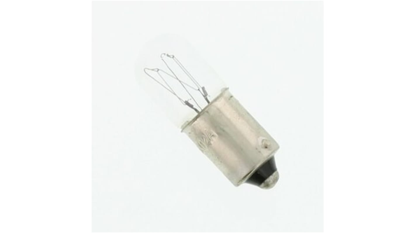 Orbitec BA9s Indicator Light, Clear, 130 V, 20 mA, 1500h
