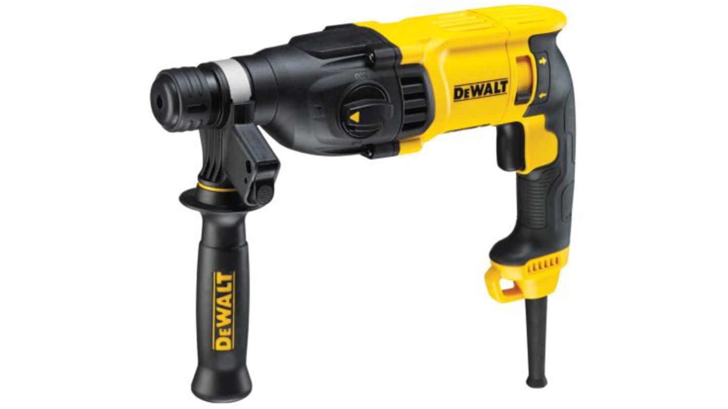 Dewalt D25133K SDS-Plus ütvefúró, 0 → 1500rpm, 230V, 800W, 2.6kg, C típusú – európai dugasz