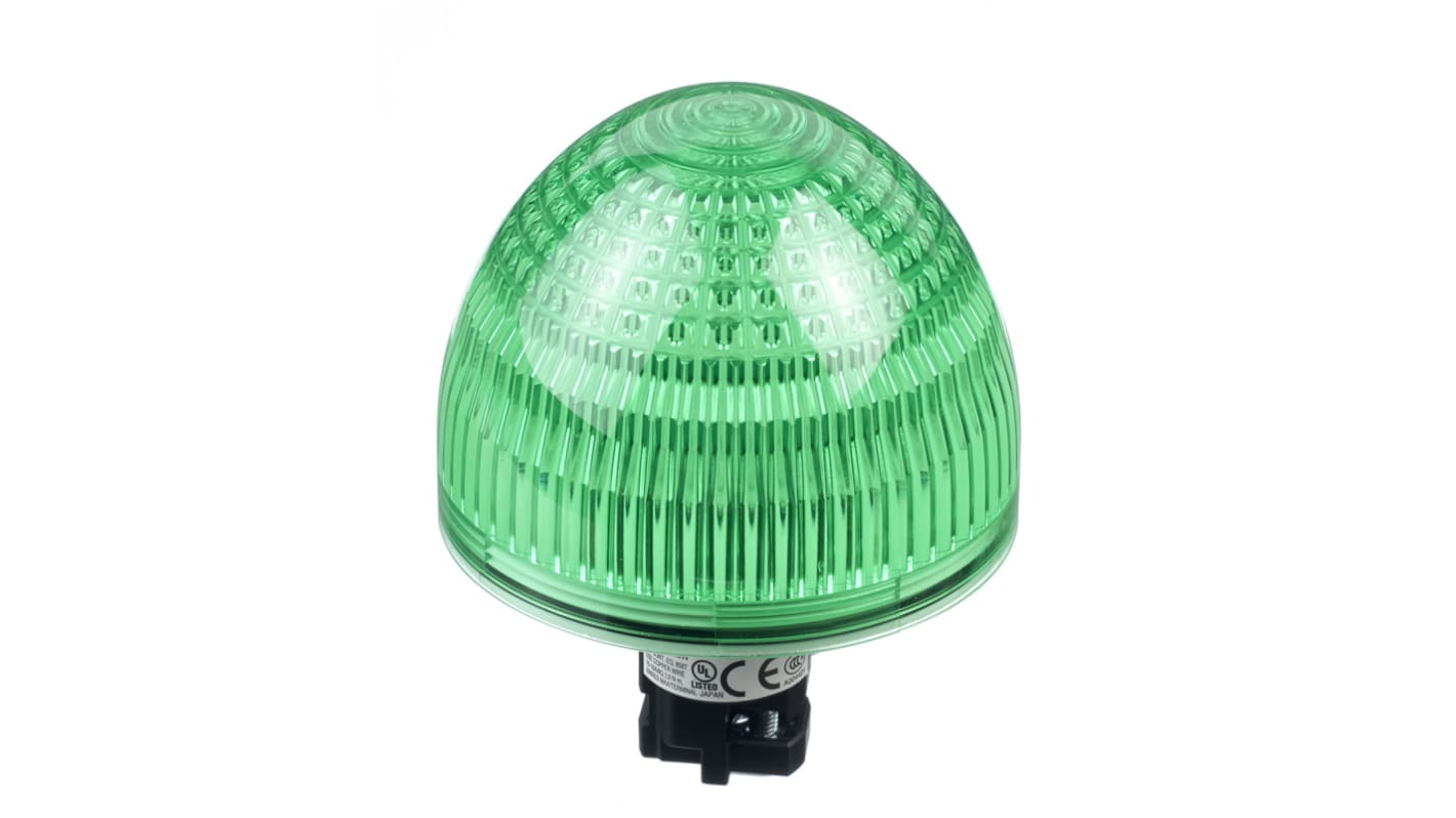 Idec Green Panel Mount Indicator, 22.3mm Mounting Hole Size, IP65