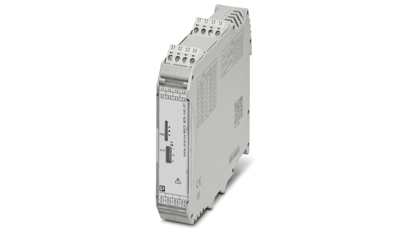 Phoenix Contact MACX MCR Series Signal Conditioner, Voltage Input, Current, Voltage Output, 24V dc Supply