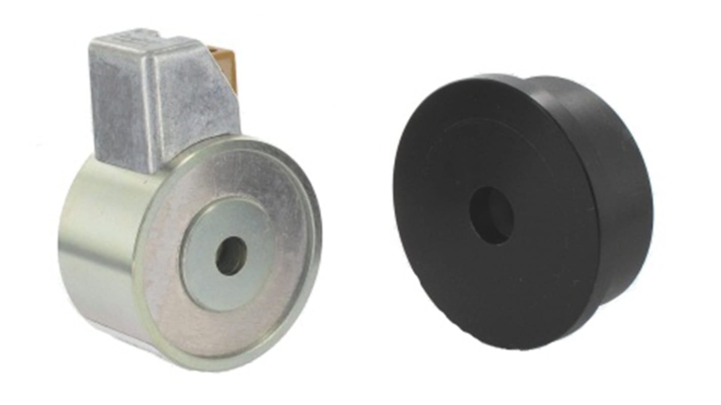 Mecalectro Holding Magnet, 500N Holding Force 24V dc