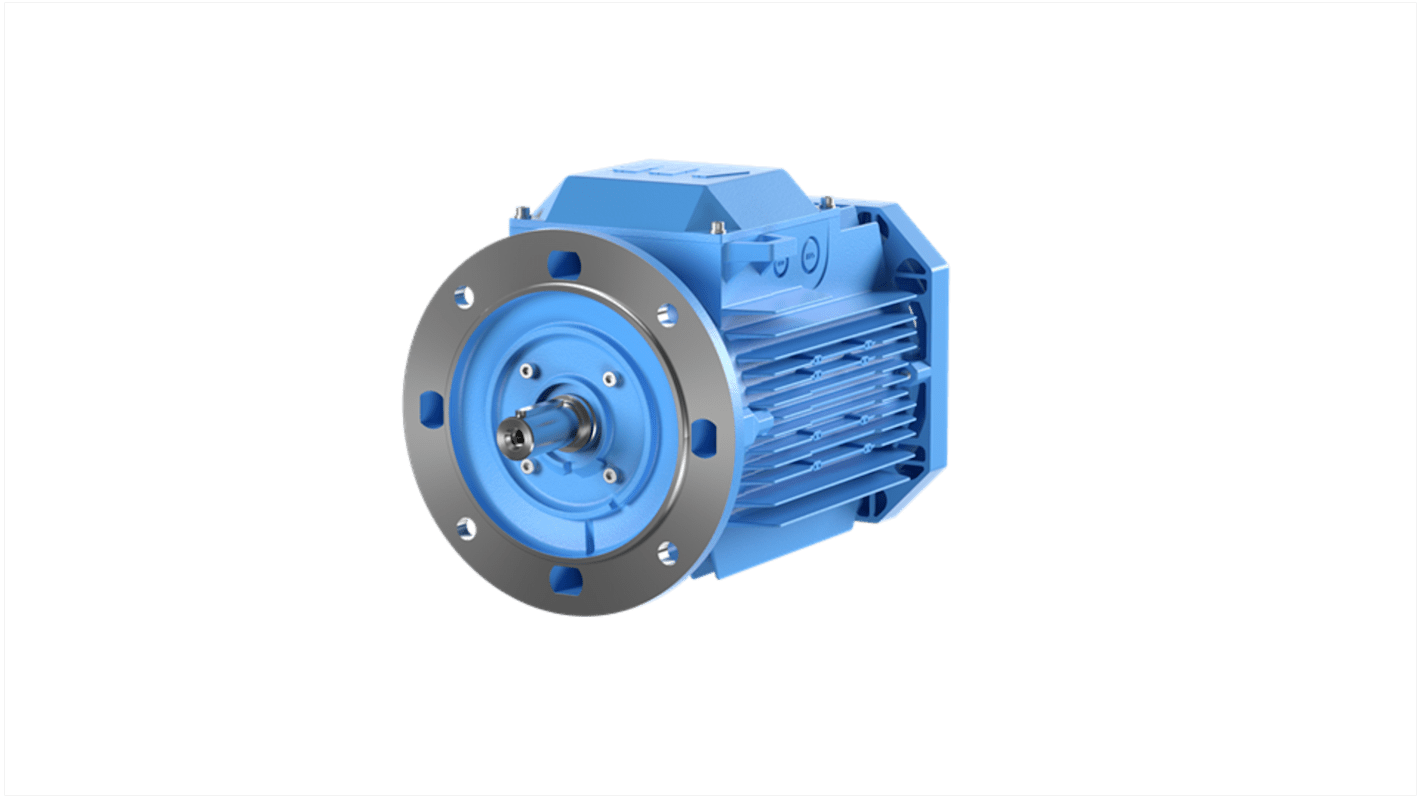 ABB Squirrel Cage Motor AC Motor, 4 kW, IE3, 3 Phase, 2 Pole, 400 V, 415 V, 690 V, Flange Mount Mounting