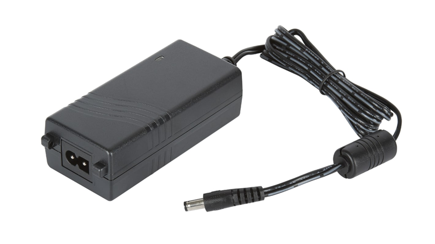 XP Power AKM36 Steckernetzteil 36W, 90 → 264V ac, 24V dc / 1.5A Medizin-Zulassung, C8 Anschluss