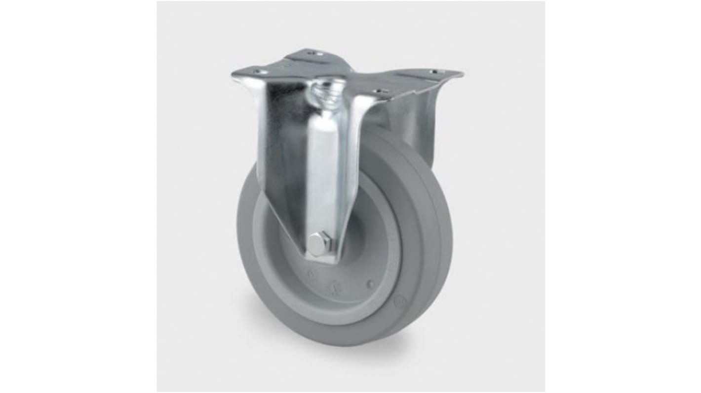 Ruota per carrelli non orientabile Tente in Elastico, Ø 160mm, 300kg