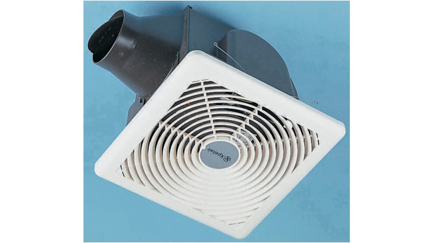 Xpelair 89972AW CMF Ceiling Mounted Extractor Fan, 278m³/h, 43dB(A), Duct Size 150mm