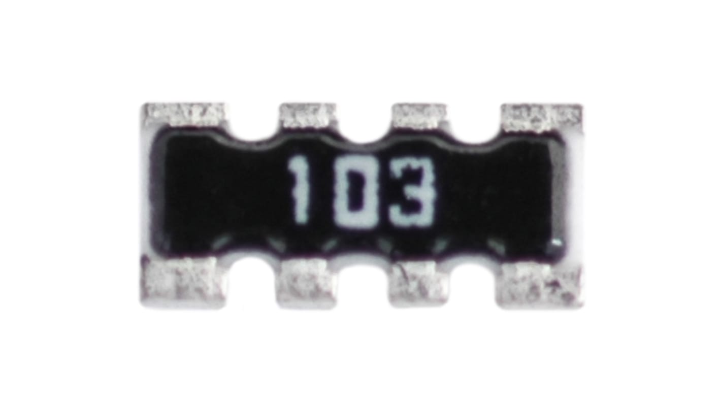 KOA, CNK 470Ω ±5% Isolated Resistor Array, 4 Resistors, 0603 (1608M), Convex