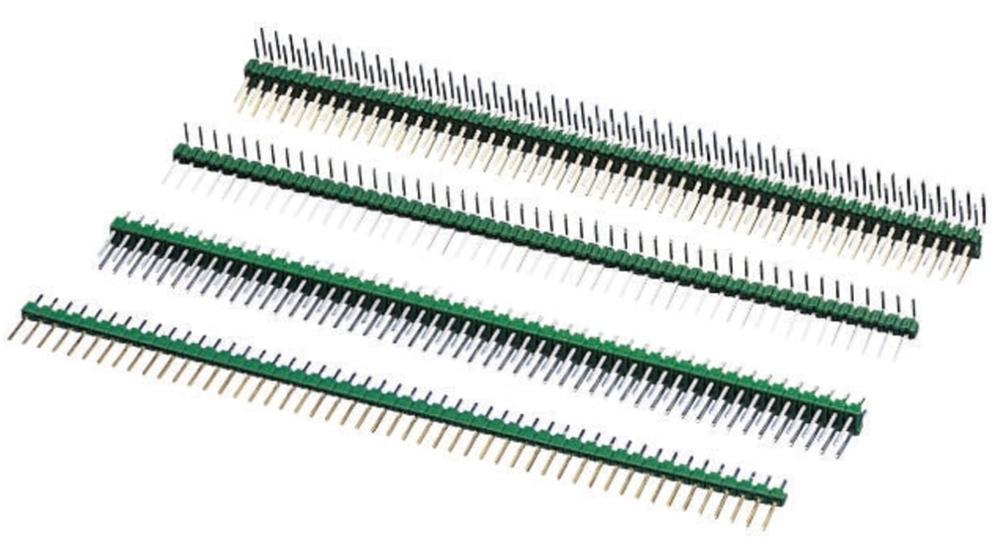 Złącze szpilkowe 50-pinowe raster: 2.54mm -rzędowe TE Connectivity Przewlekany 3.0A