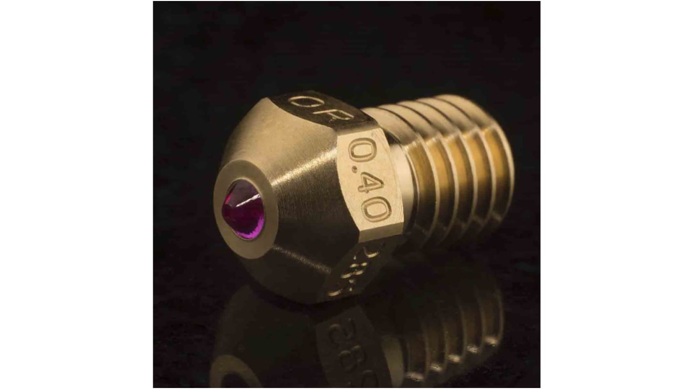 Ultimaker Nozzle for use with Olsson Block, Ultimaker 2+ 0.4mm