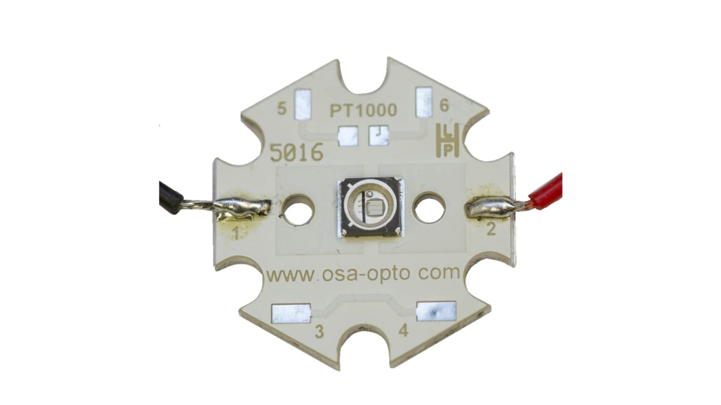 OSA Opto IR LED, 2 ben SMD 50mW/sr 740nm, Dim.: 3.8 x 3.8 x 0.9mm 1515