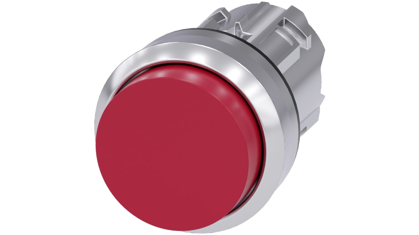 Siemens SIRIUS ACT 3SU10 Series Red Momentary Push Button, 22mm Cutout, IP66, IP67, IP69K
