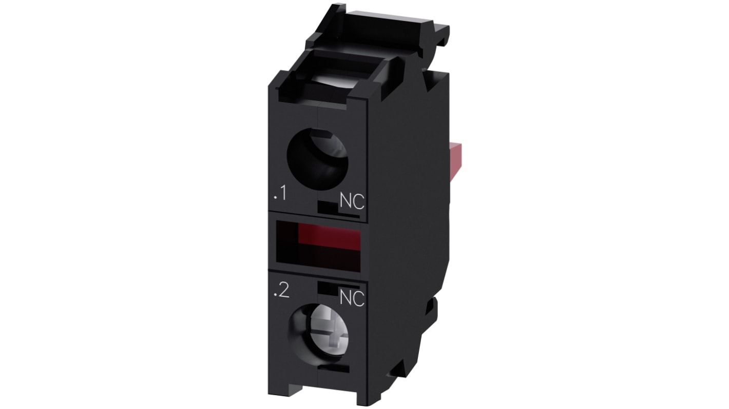 Siemens SIRIUS ACT 3SU14 Series Contact Block, 500V ac/dc, 1NC