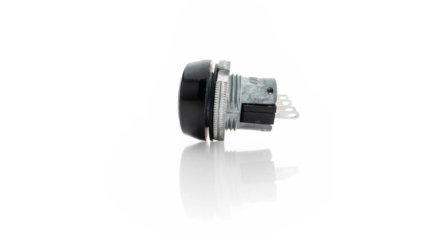 ITW Switches 76-94 Series Push Button Switch, Momentary, Panel Mount, 22mm Cutout, SPDT, Clear LED, 250V ac, IP67
