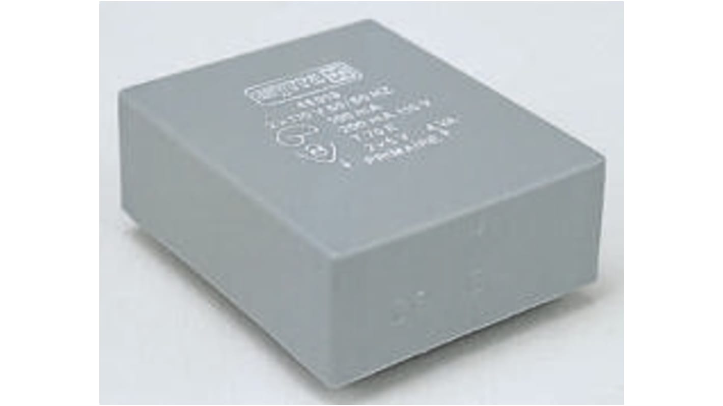 Trasformatore per PCB Myrra, 3VA, primario 230V ca, secondario 24V ca, 2 uscite
