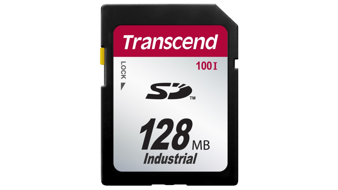 Transcend Industrial SD SD-Karte 128 MB Class 10 Industrieausführung, SLC