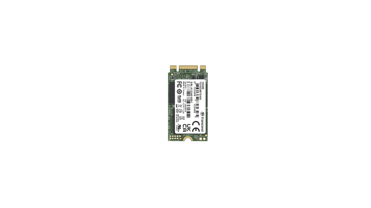 Transcend MTS400 M.2 16 GB Internal SSD Hard Drive