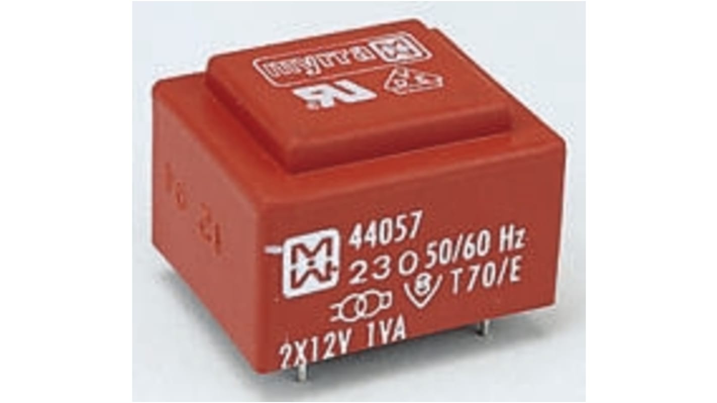 Myrra 6V ac 2 Output Through Hole PCB Transformer, 2.5VA