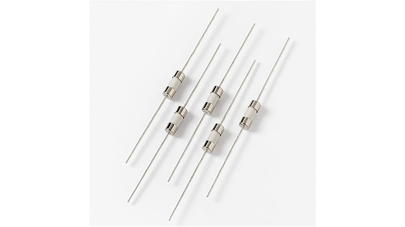 Wickmann Non-Resettable Wire Ended Fuse 1A, 250V ac