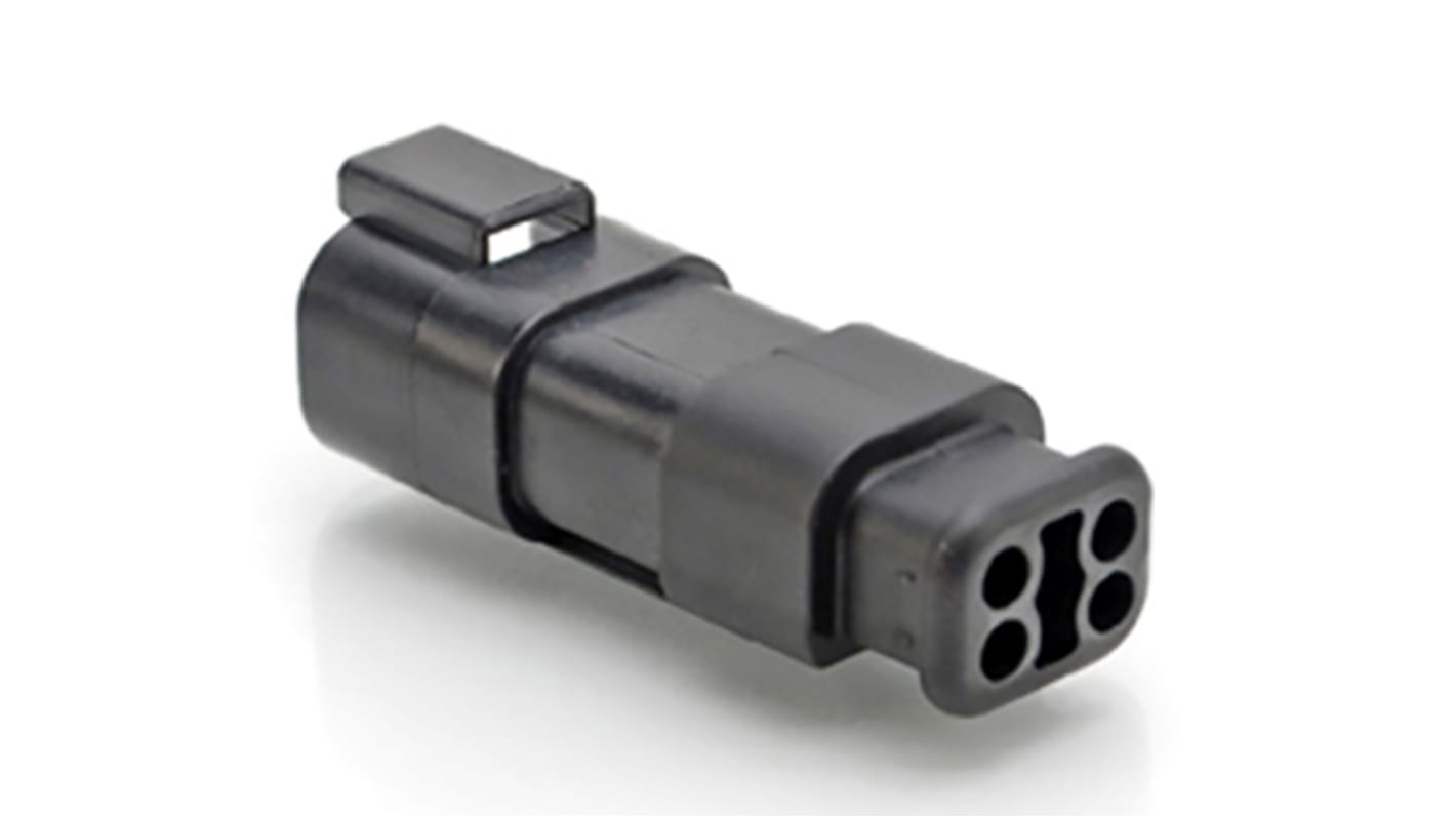 Amphenol Industrial AT, 4P , 2 Rangées Connecteur automobile Femelle type Connecteur automobile