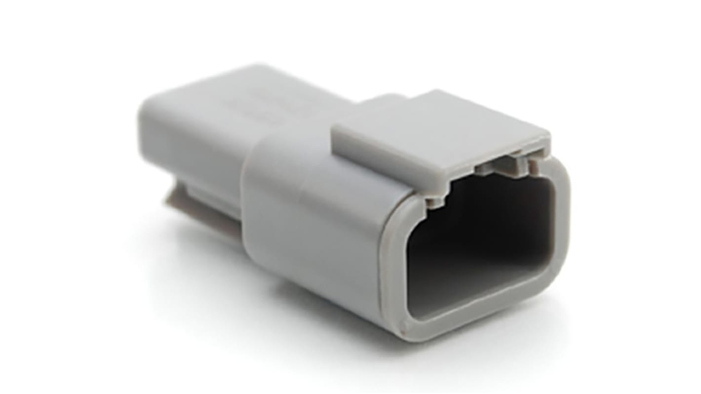 Amphenol Industrial, ATM Automotive Connector Socket Grey Cable Mount 3 Way, Crimp Termination ATM04-3P