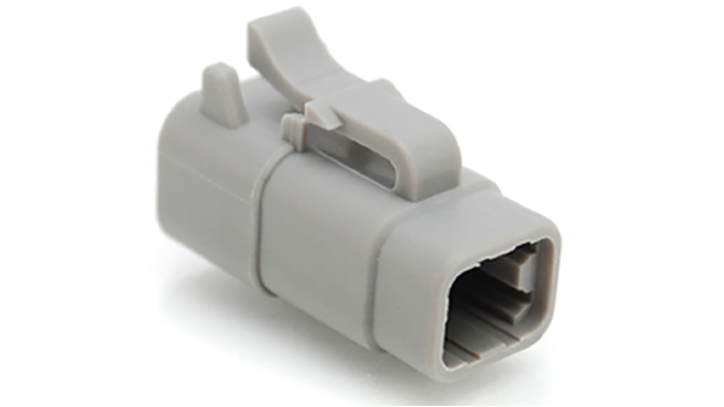 Connettore automotive Amphenol Industrial, Maschio, 7.5A, 4 vie, 2 file, Montaggio su cavo