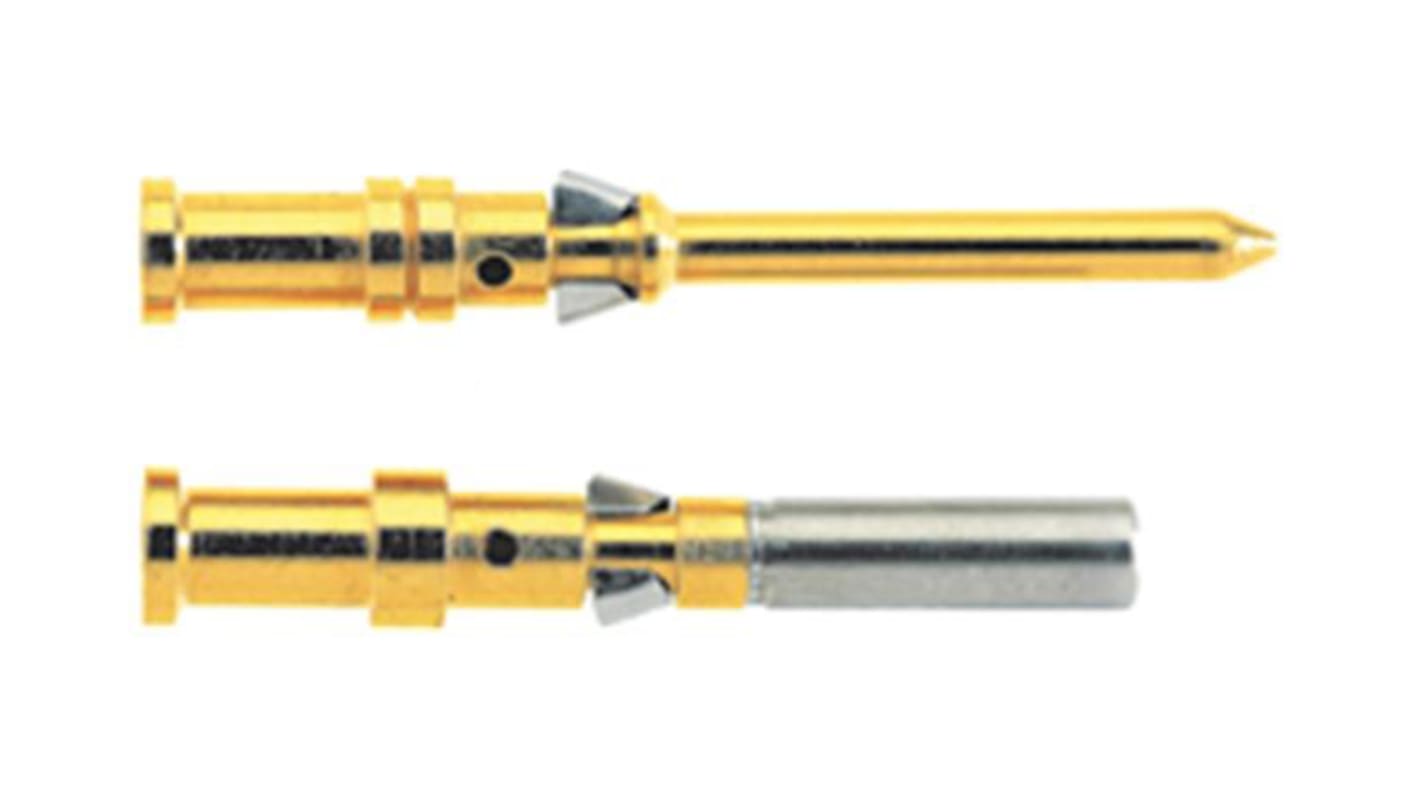 HARTING Han D Male 10A Crimp Contact Minimum Wire Size 0.14mm² Maximum Wire Size 0.37mm² for use with Heavy Duty Power