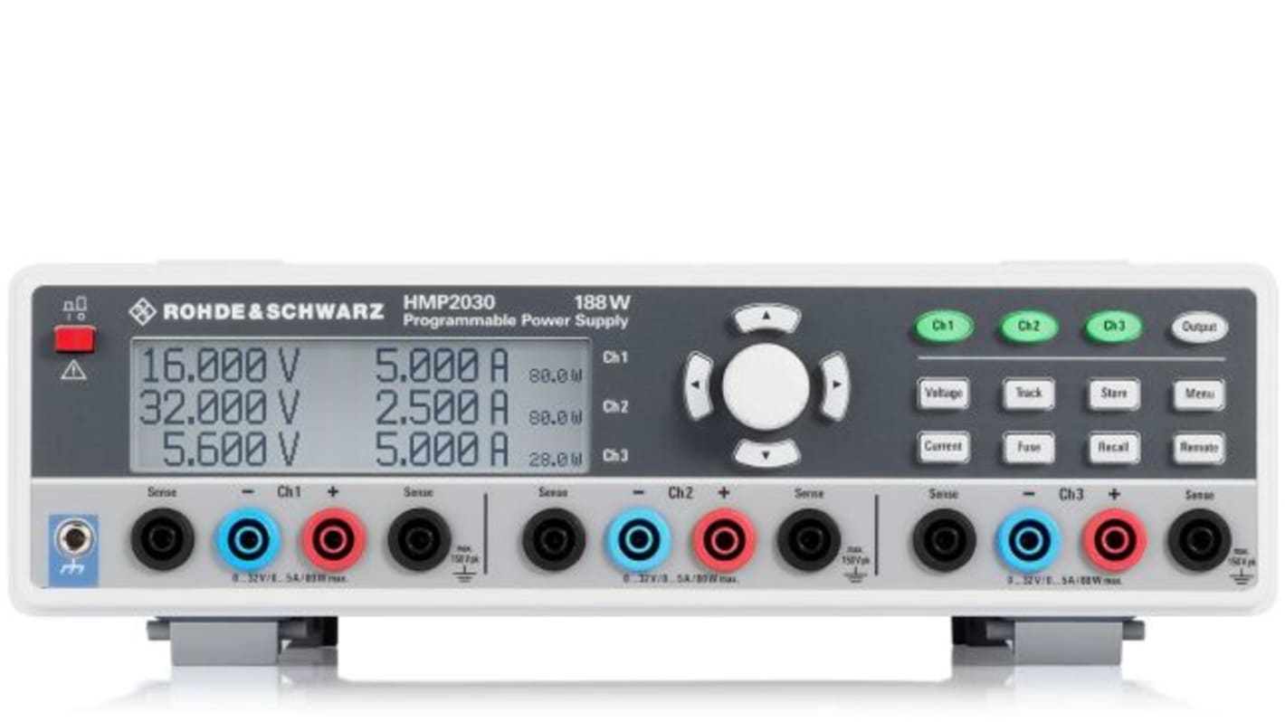 Rohde & Schwarz HMP Series Digital Bench Power Supply, 0 → 32V, 5A, 3-Output, 188W