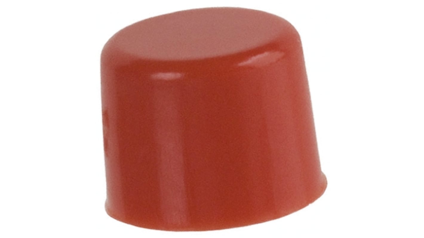 C & K Red Push Button Cap for Use with 8020 Series (Snap-Acting Push Button Switches)