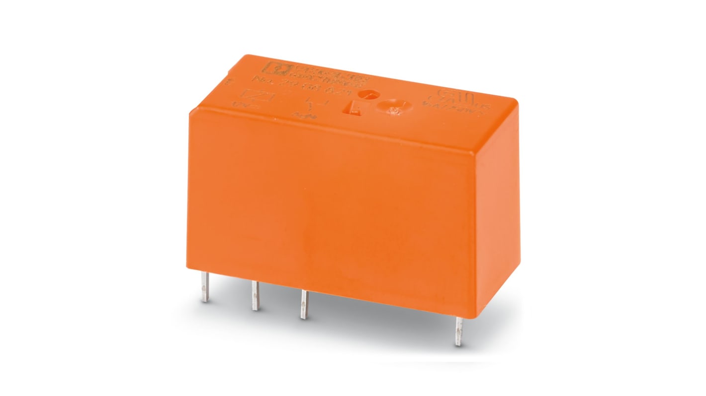 Phoenix Contact PCB Mount Power Relay, 12V dc Coil, 16A Switching Current, SPDT