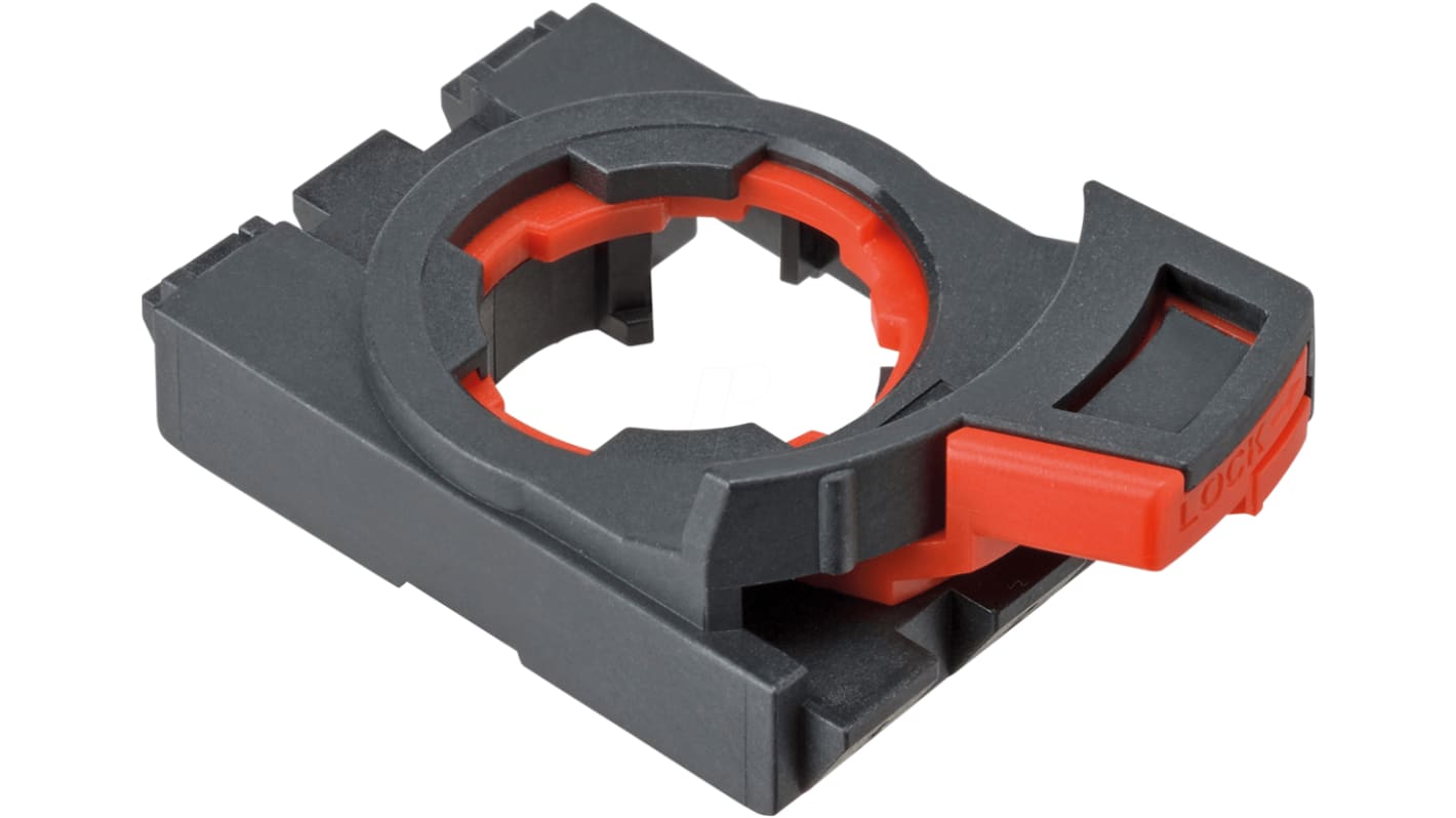 Omron 单孔按钮盒, Φ22mm孔径塑料外壳, IP65, 最高+55°C, 51.3mm x 30mm x 17.1mm, A22N系列