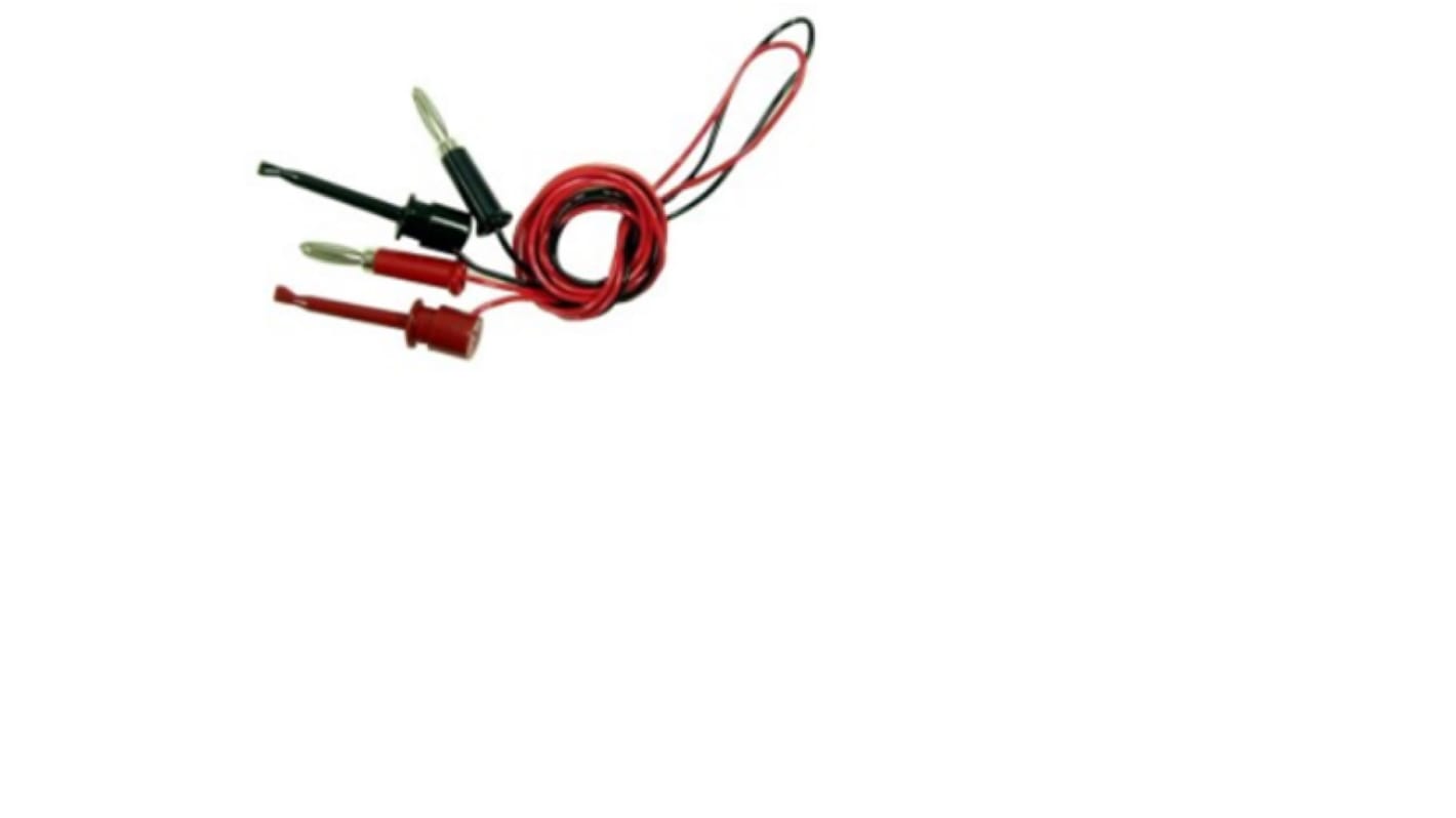 Teishin Electric Test lead, Black, Red, 1m Lead Length