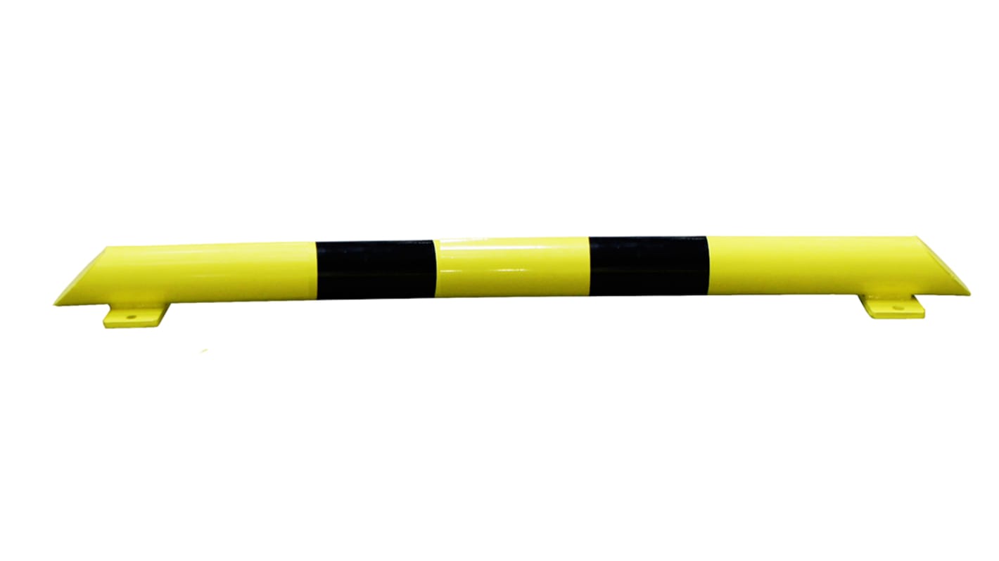 RS PRO Black & Yellow Steel Protection Stop
