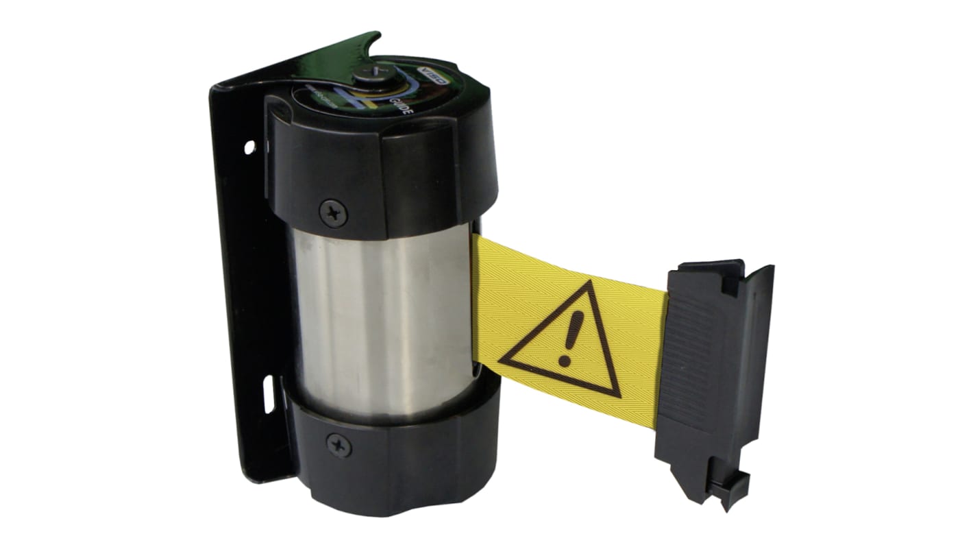 Barriera con nastro RS PRO, col. Colore giallo, Lungh. 2m