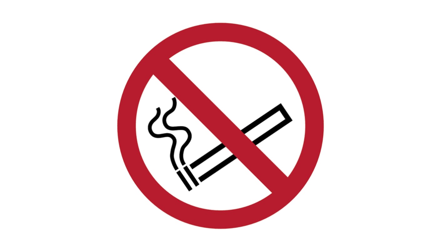 PVC No Smoking Prohibition Sign