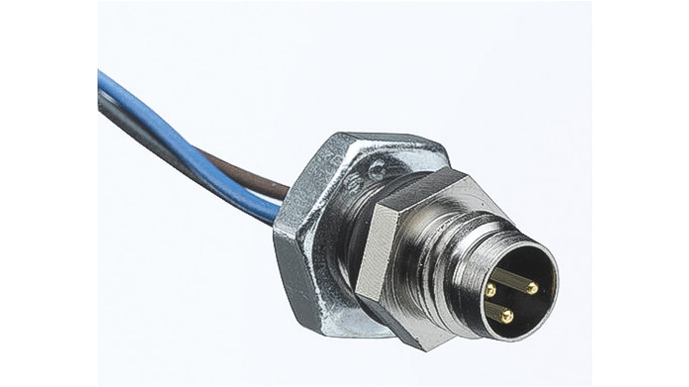 Molex Circular Connector, 3 Contacts, Front Mount, M8 Connector, Socket, Female, IP67, Nano-Change Series