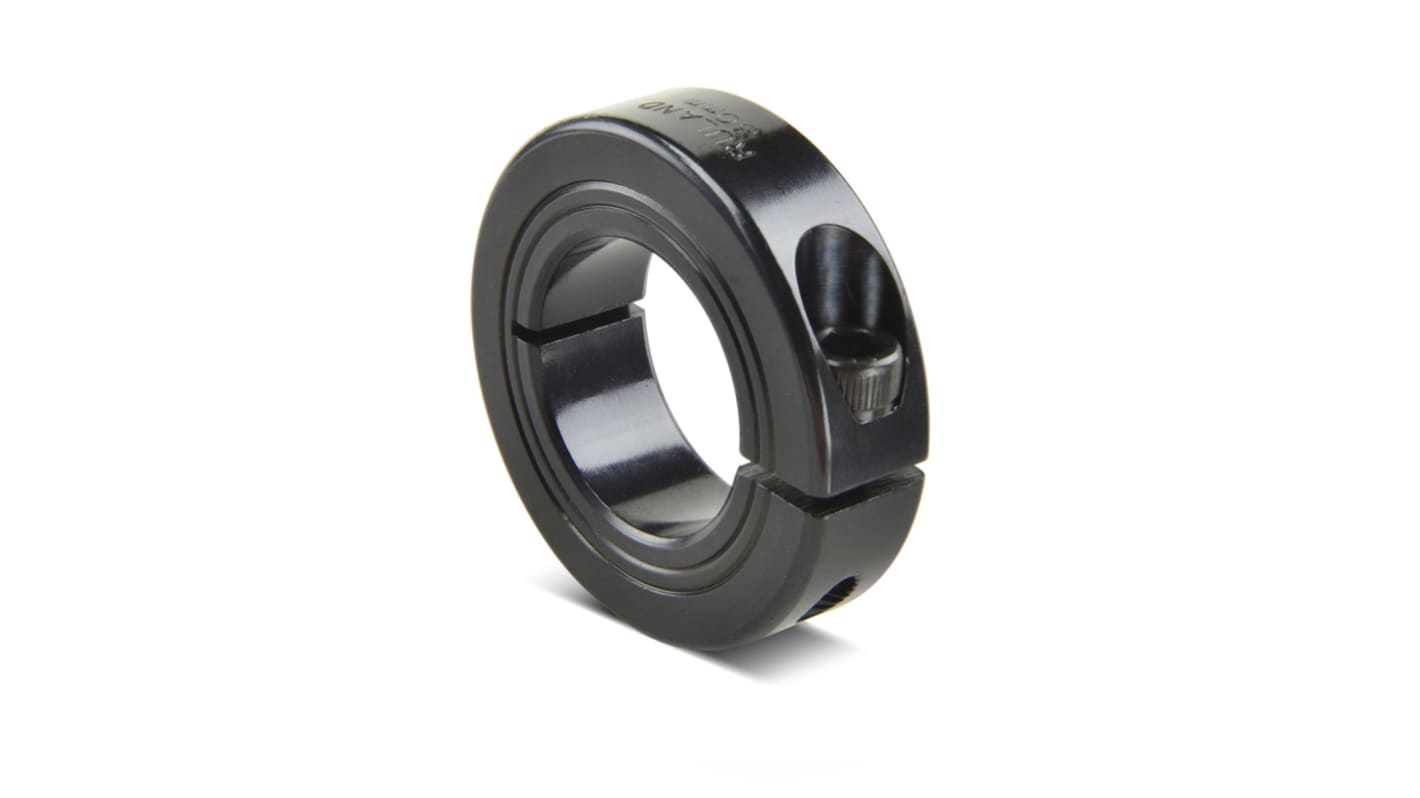 Ruland Shaft Collar, One Piece, Clamp Screw, Bore 14mm, OD 30mm, W 11mm, Carbon Steel