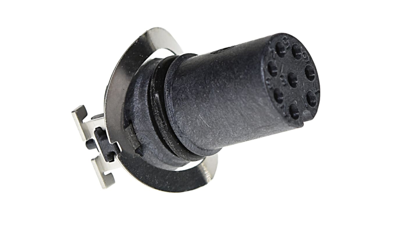 Amphenol Industrial Circular Connector, 4 Contacts, Panel Mount, M12 Connector, Socket, Female, IP65, IP68, M Series