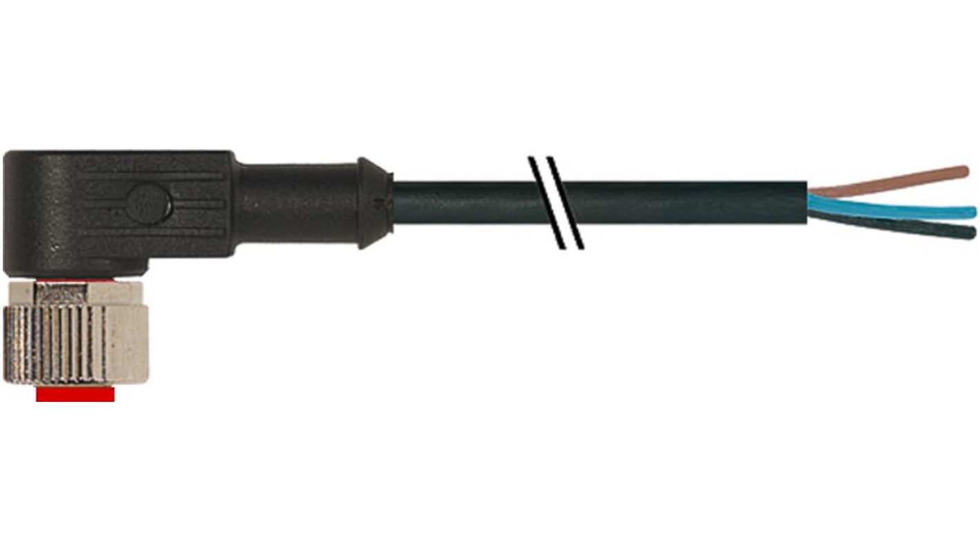 Cable de conexión RS PRO, con. A M12 Hembra, 5 polos, con. B Sin terminación, long. 5m, 60 V ac / dc, 4 A, IP67