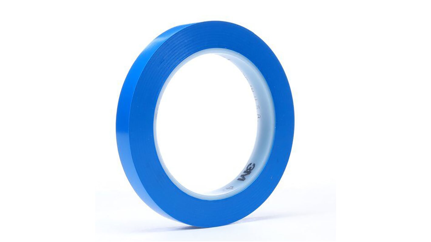 3M Scotch 471 Blue Vinyl 33m Lane Marking Tape, 0.14mm Thickness