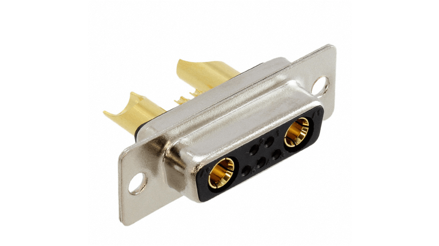 Norcomp 680M 7 Way Panel Mount D-sub Connector Socket, 2.77mm Pitch