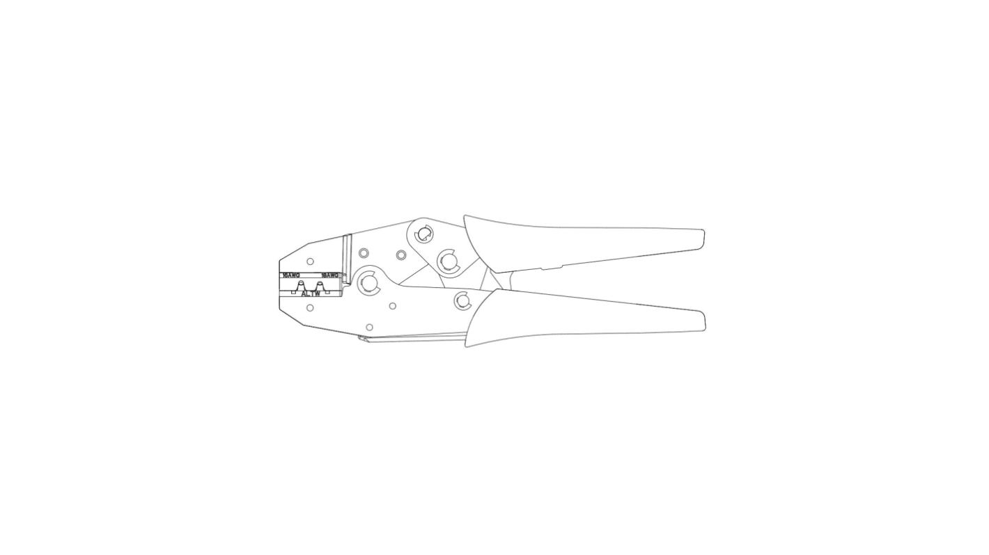 Amphenol Industrial X-Lok Hand Crimp Tool for X-Lok Crimp Terminals