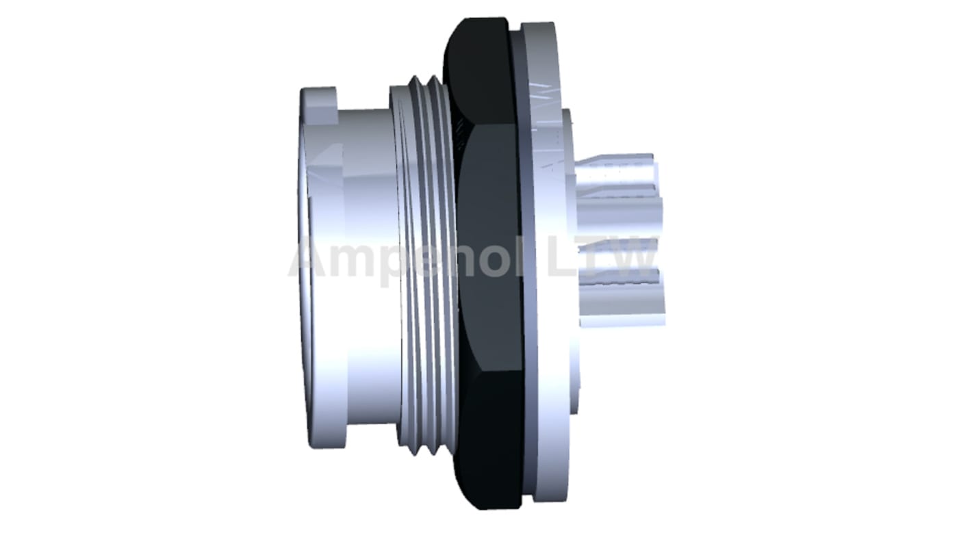 Conector circular Amphenol Industrial macho serie X-Lok de 3 vías macho, montaje aéreo, IP68