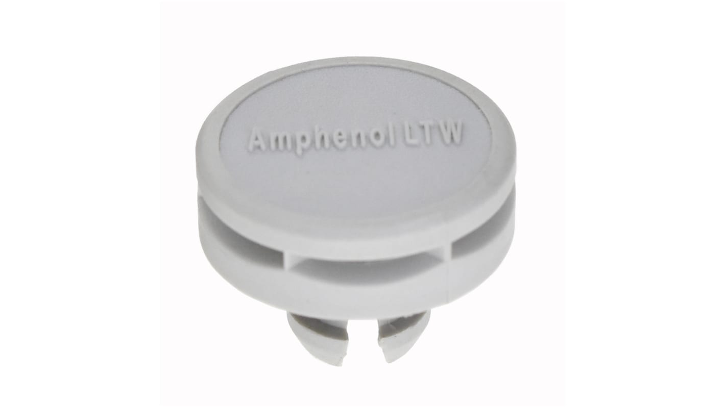 Amphenol Industrial 塑料泄压口 压力补偿元件, M12螺纹, 灰色x13mm高, Vent系列