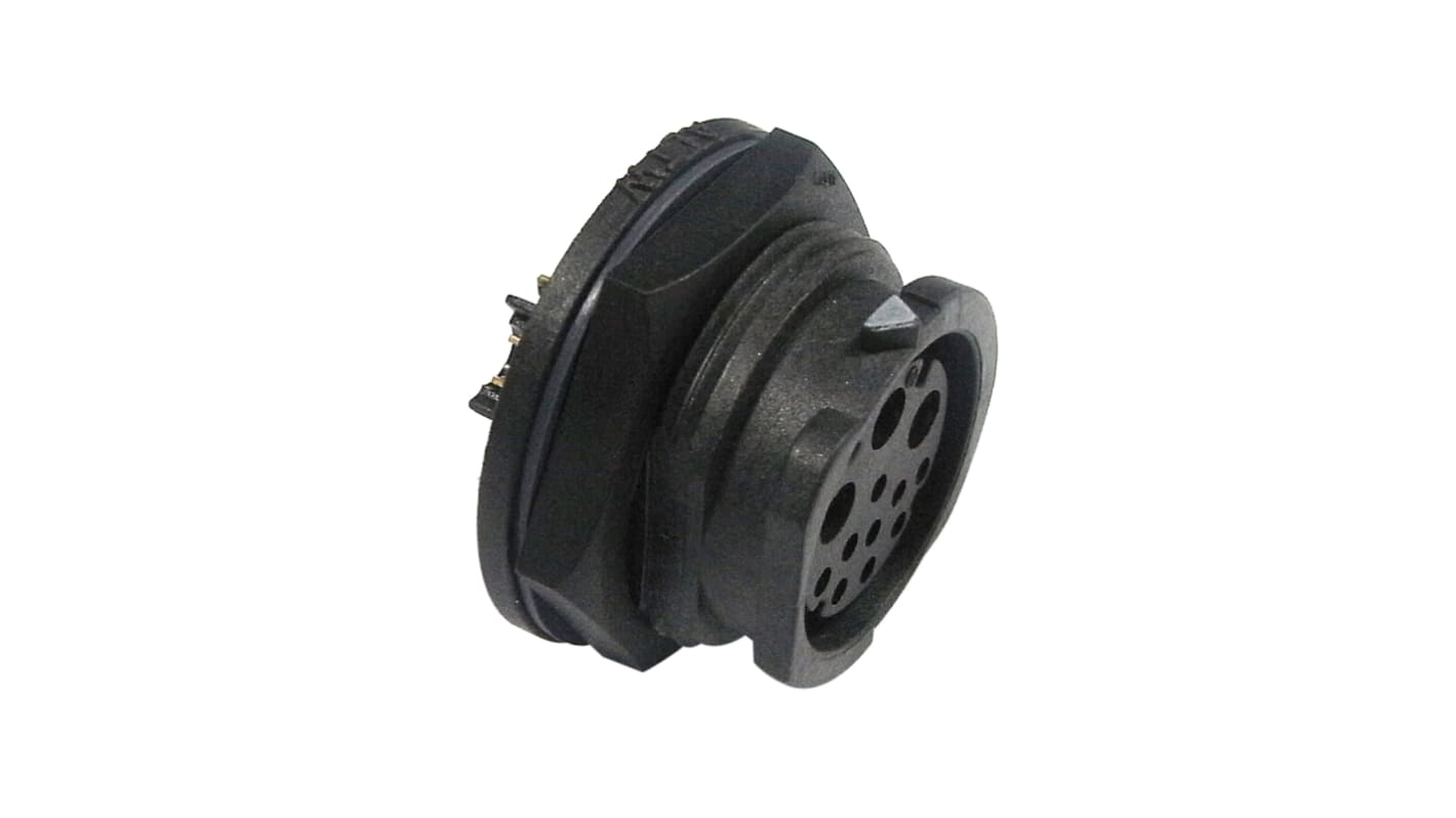 Amphenol Industrial Circular Connector, 12 Contacts, Front Mount, Socket, Female, IP68, X-Lok Series