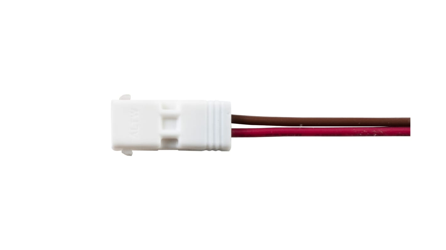 Amphenol Industrial 2 Way Female SSL 1.2 Unterminated Wire to Board Cable, 400mm