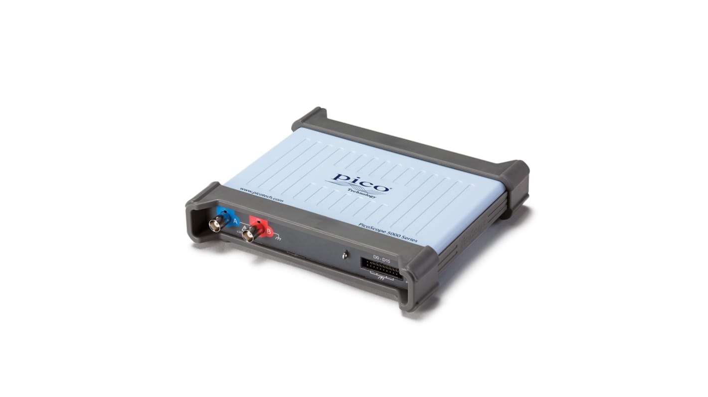 Pico Technology 5243D MSO PicoScope 5000D Series, 100MHz PC Based Oscilloscope, 2 Analogue Channels, 16 Digital Channels